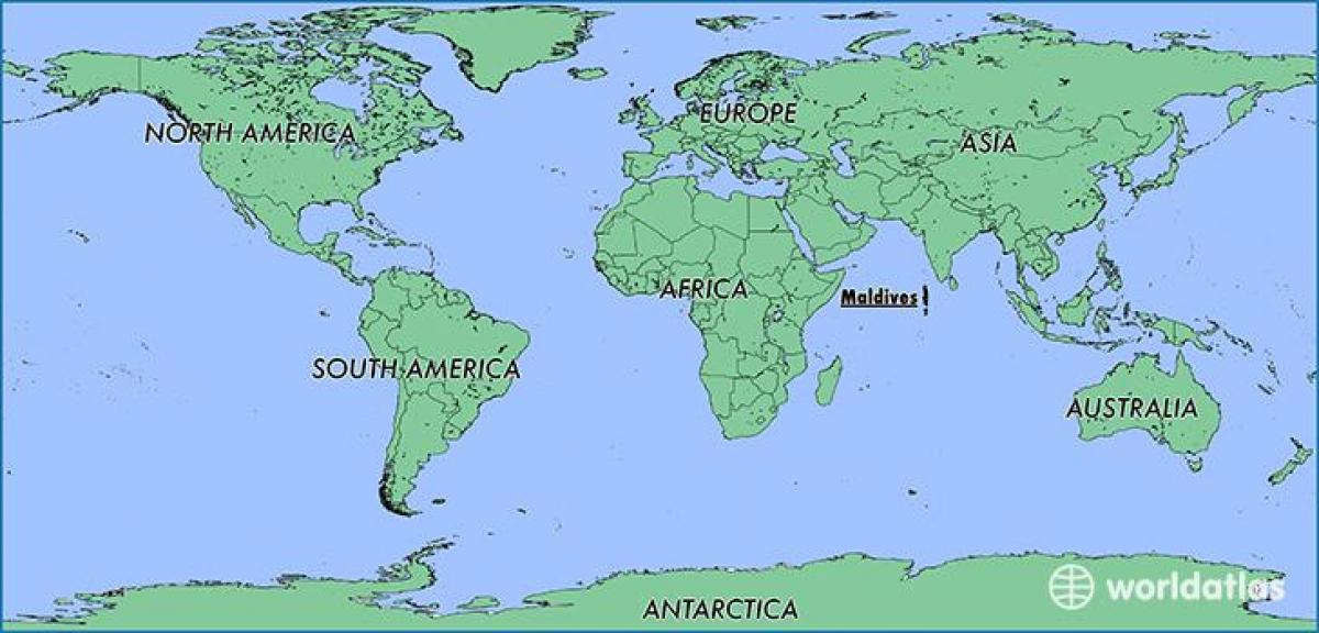 bản đồ maldives các nước láng giềng