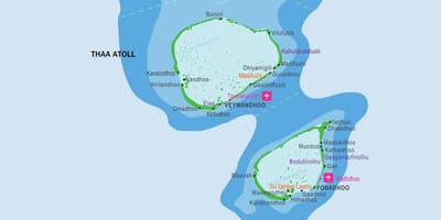 Bản đồ của kandooma maldives