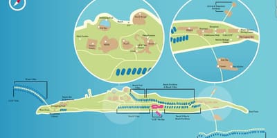 Lux maldives resort bản đồ