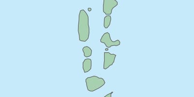 Bản đồ của maldives bản đồ véc tơ