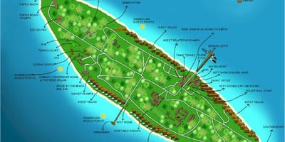 Vaadhoo đảo maldives bản đồ